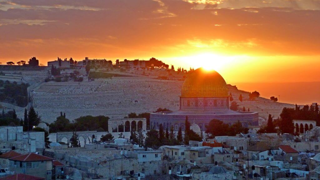Tramonto su Gerusalemme